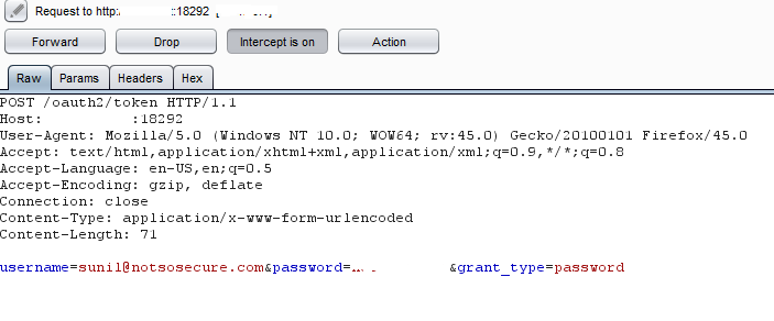 Application uses JWT for authentication