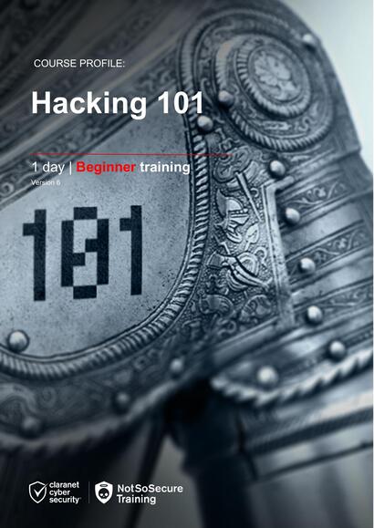 A preview of Hacking 101